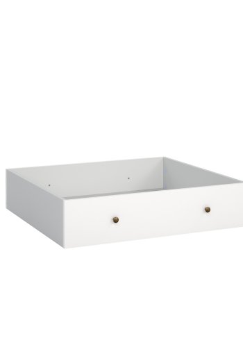 TVILUM Paris Bettschublade mit Rollen - wei�es Holz (100 cm)