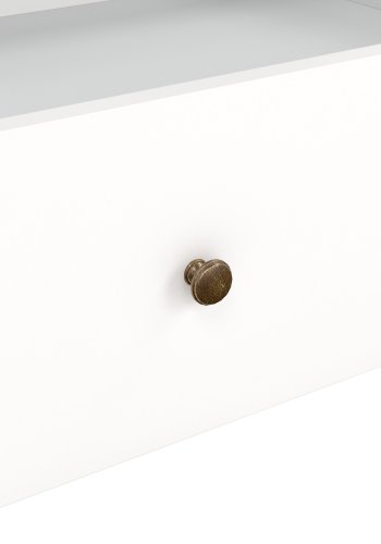 TVILUM Paris sengeskuffe m. hjul - hvid tr� (100 cm)