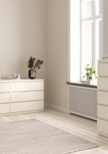 TVILUM Naia Kommode - Esche wei&szlig;, mit 6 Schubladen 