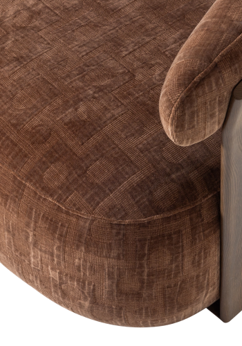 WOOOD Foon lenestol 3D strukturert brun [Fsc]