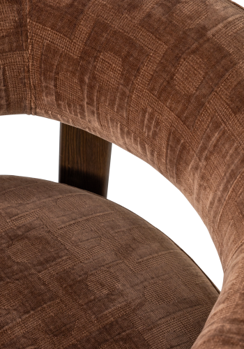 WOOOD Foon lenestol 3D strukturert brun [Fsc]