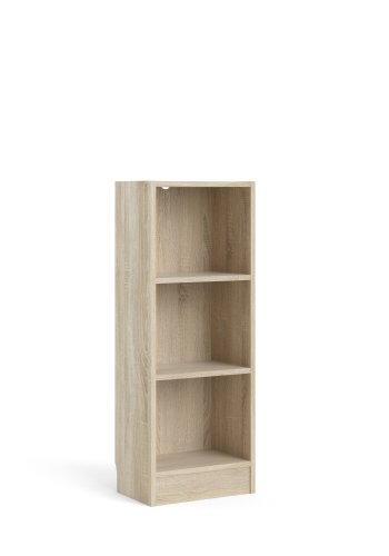 TVILUM Basic B�cherregal � Eichenstruktur, mit 2 Regalen (H: 107,2 cm x 40,6 cm x 26,72 cm)