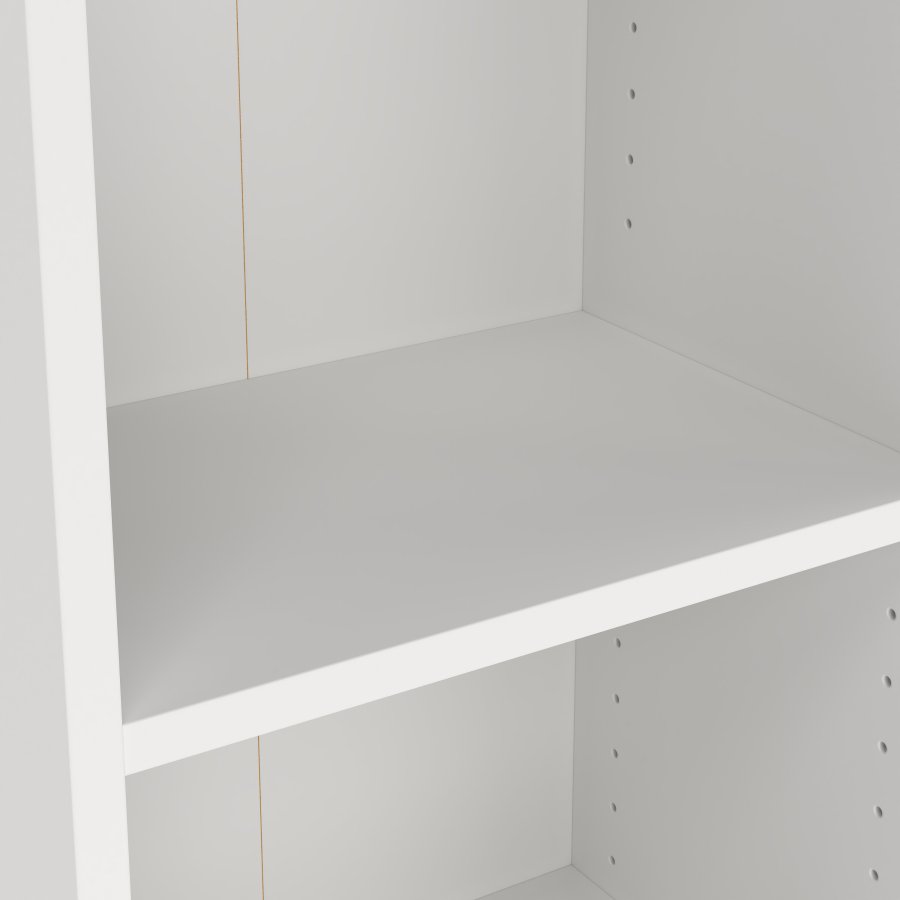 TVILUM Basic Bokhylla - Vit, med 4 Hyllplan