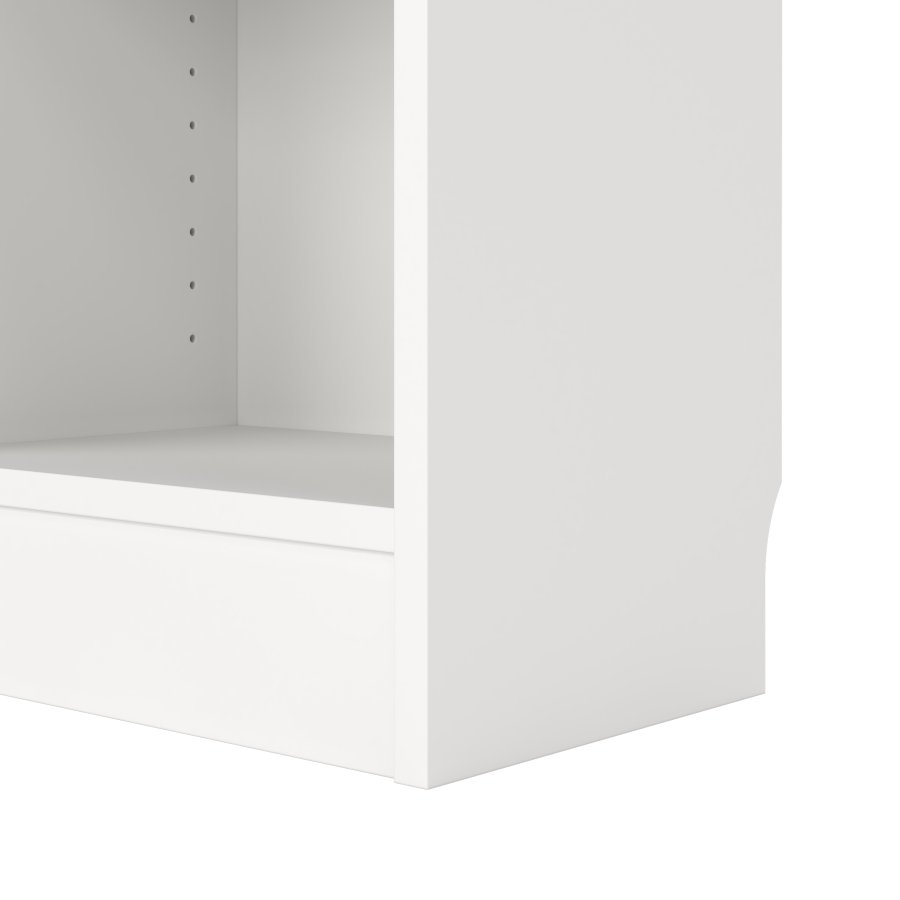 TVILUM Basic Bokhylla - Vit, med 4 Hyllplan