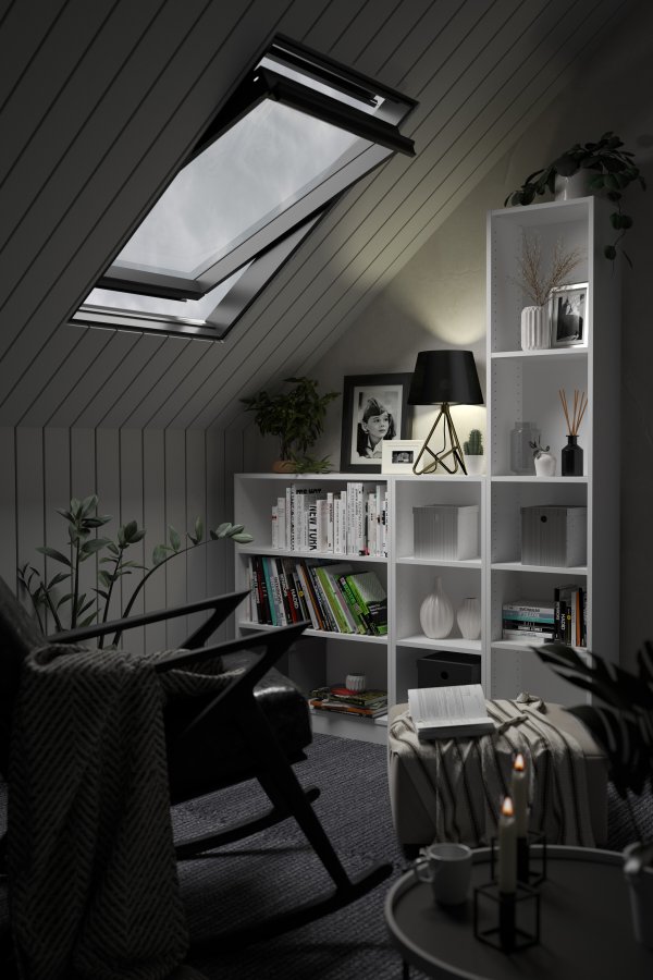 TVILUM Basic Bokhylla - Vit, med 4 Hyllplan