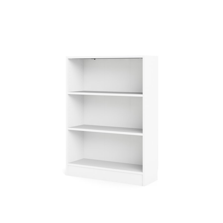 TVILUM Basic B&uuml;cherregal - wei&szlig;, mit 2 Regalen (H: 107,2 cm x 79 cm x 26,72 cm)