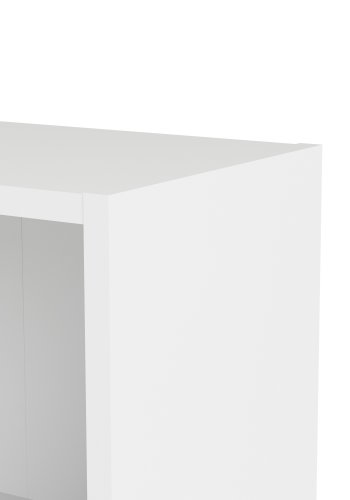 TVILUM Basic B�cherregal - wei�, mit 2 Regalen (H: 107,2 cm x 79 cm x 26,72 cm)