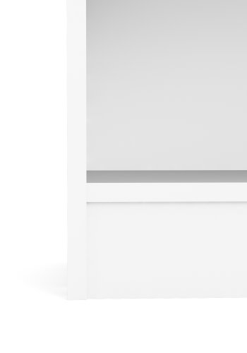 TVILUM Basic B�cherregal - wei�, mit 2 Regalen (H: 107,2 cm x 79 cm x 26,72 cm)