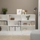 TVILUM Basic B&uuml;cherregal - wei&szlig;, mit 2 Regalen (H: 107,2 cm x 79 cm x 26,72 cm)
