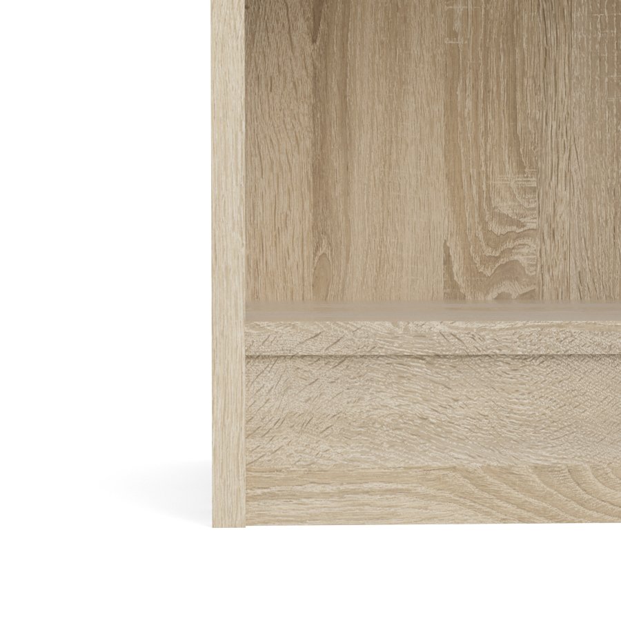 TVILUM Basic bokhylla - ekstruktur, med 2 hyllplan