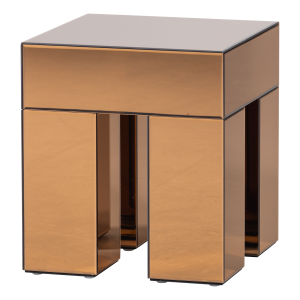 WOOOD Mirrox sidebord tre speil glass brun [Fsc]