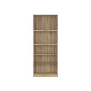 TVILUM Basic bogkasse - egetr�sstruktur, m. 4 hylder (H:203,2cm x79cm x 26,72cm)