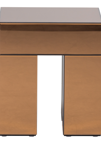 WOOOD Mirrox sidebord tre speil glass brun [Fsc]