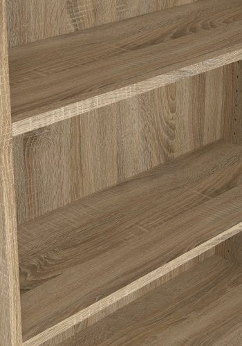 TVILUM Basic B�cherregal � Eichenstruktur, mit 4 Regalen (H: 203,2 cm x 79 cm x 26,72 cm)