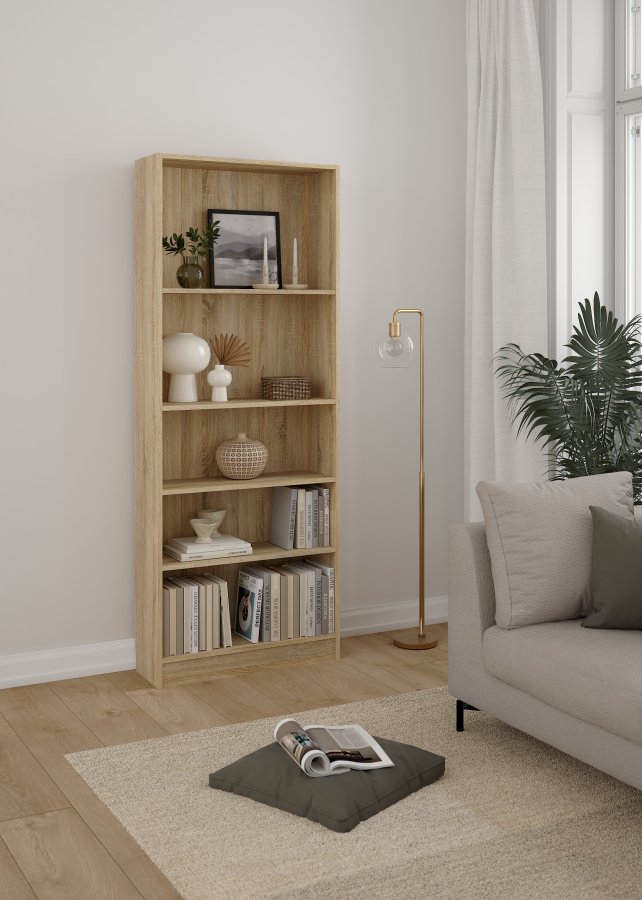 TVILUM Basic Bookbox - Ekstomme, med 4 Hyllor