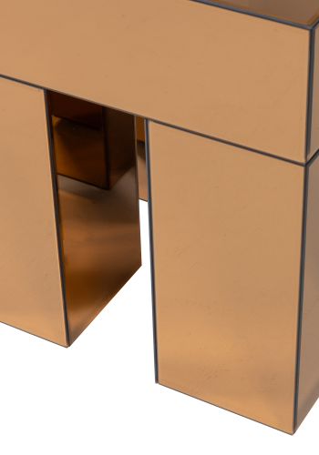WOOOD Mirrox sidebord tre speil glass brun [Fsc]