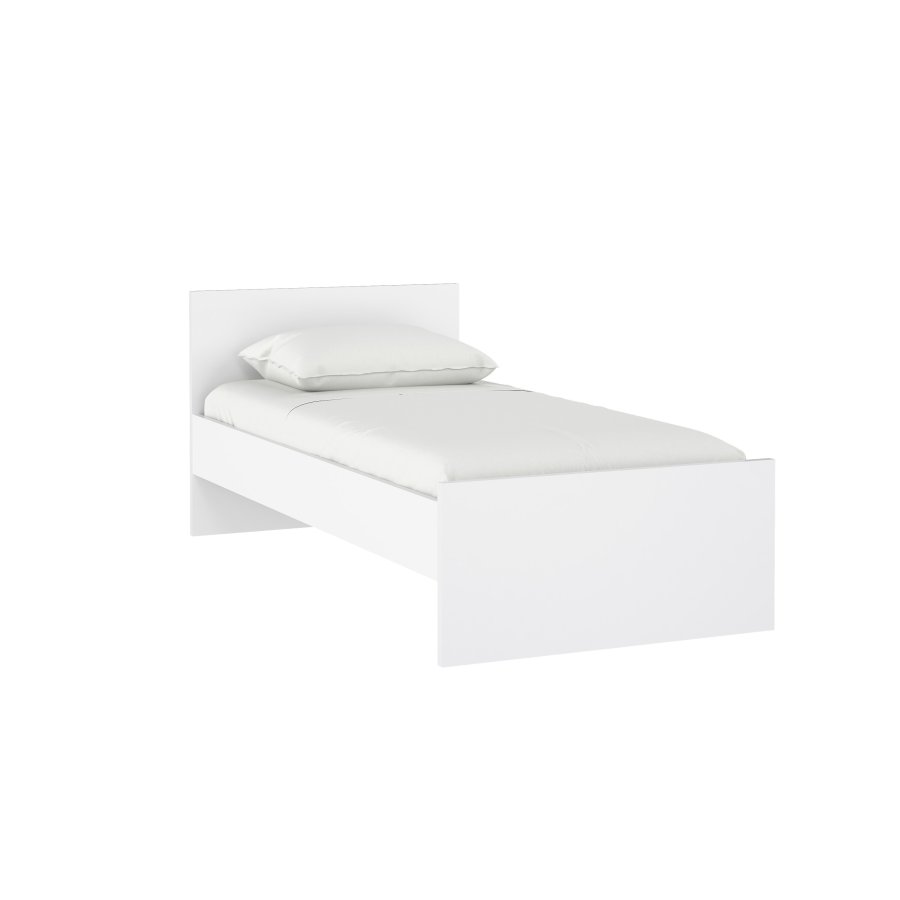 TVILUM Naia S&auml;ngram - Vit H&ouml;gglans (90 x 190 cm)