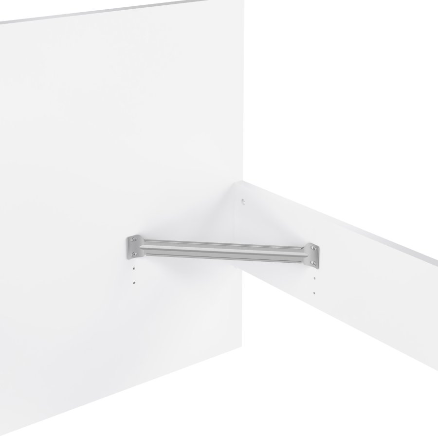 TVILUM Naia S&auml;ngram - Vit H&ouml;gglans (90 x 190 cm)