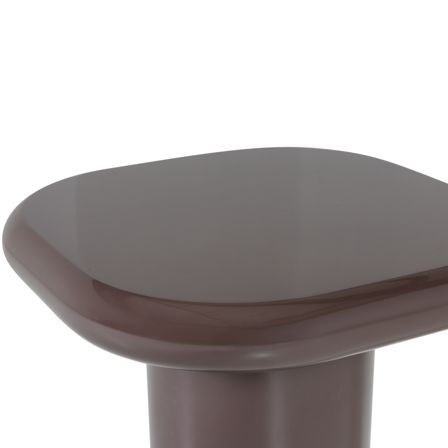 WOOOD Zava sidebord i tre h�yglanset m�rkebrun [Fsc]