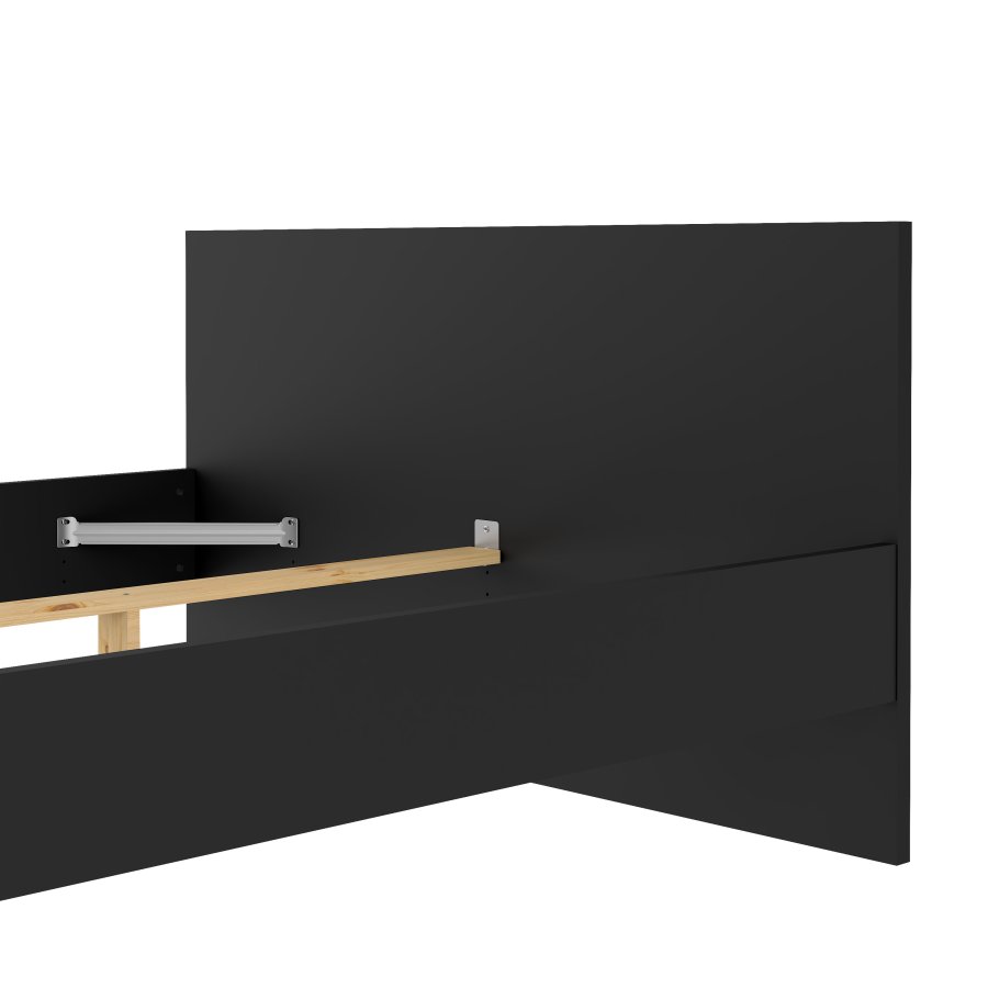 TVILUM Naia sengeramme - matt svart (140x190) 