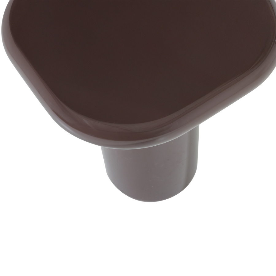 WOOOD Zava sidebord i tre h�yglanset m�rkebrun [Fsc]