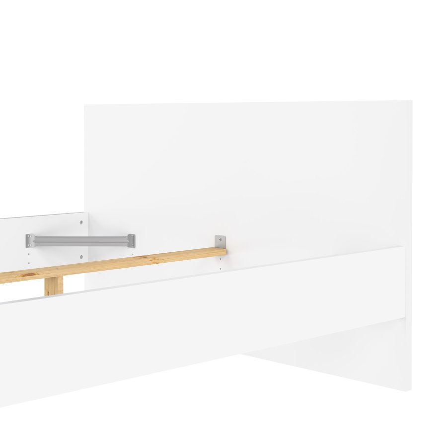 TVILUM Naia sengeramme - hvit h�yglans (140x190) 