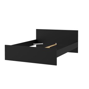 TVILUM Naia sengeramme - mat sort (160x200) 