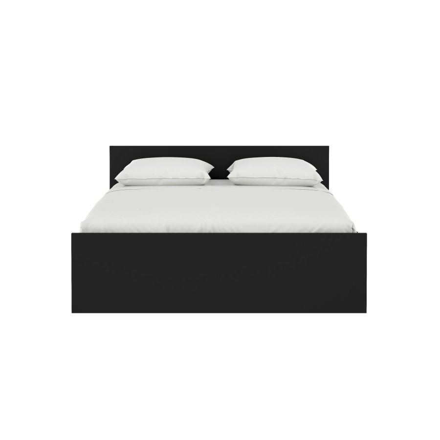 TVILUM Naia S&auml;ngram - Mattsvart (160 x 200 cm)