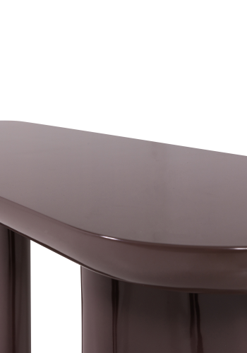 WOOOD Evara sidebord tre h�yglans m�rk brun [Fsc]