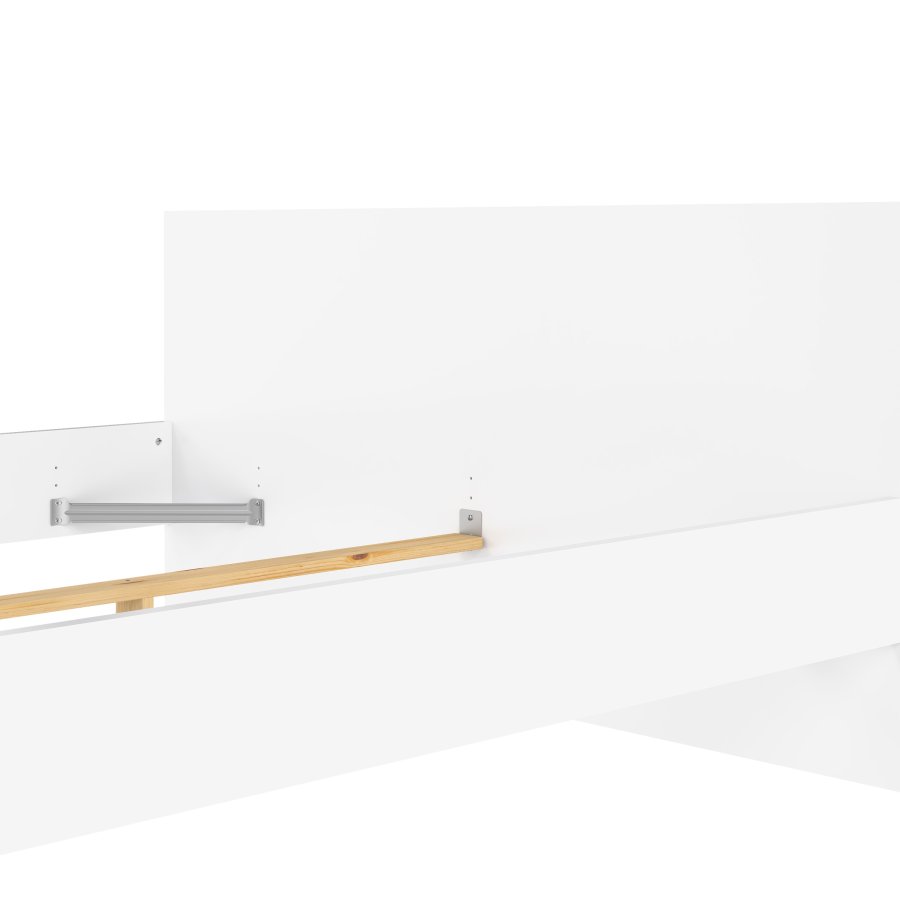 TVILUM Naia S&auml;ngram - Vit H&ouml;gglans (160 x 200 cm)