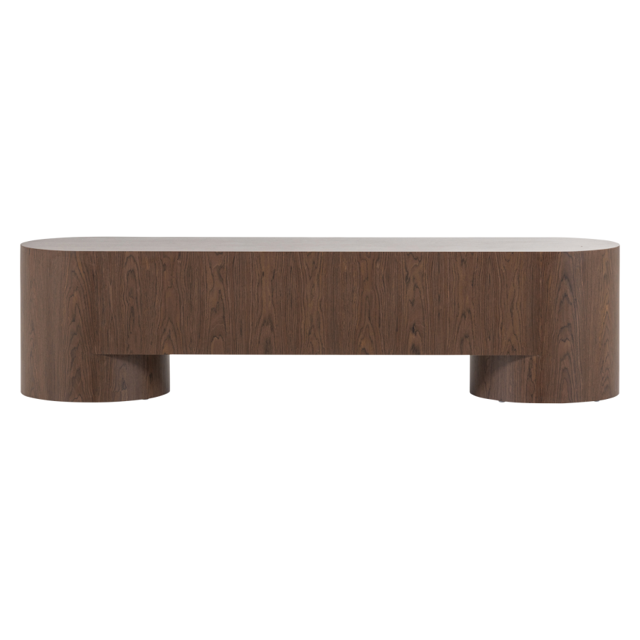 WOOOD Velari TV-benk trefiner brun