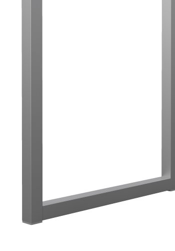 TVILUM Function Plus skrivebord - hvid h�jglans, m. 2 skuffer 