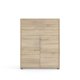 TVILUM Prima kontorkommode - eikestruktur, m. 2 d�rer og 2 skuffer 