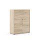 TVILUM Prima kontorkommode - eikestruktur, m. 2 d�rer og 2 skuffer 