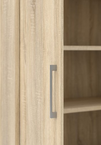 TVILUM Prima kontorreol - egetr�sstruktur, m. 2 l�ger 