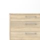 TVILUM Prima kontorkommode - eikestruktur, m. 4 skuffer 