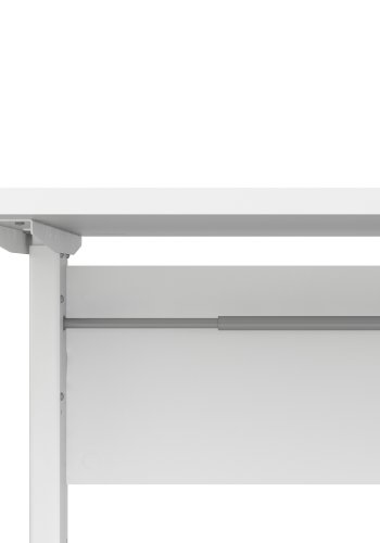 TVILUM Prima H&ouml;j- och S&auml;nkbart Bord - Vit (150 x 80 cm)