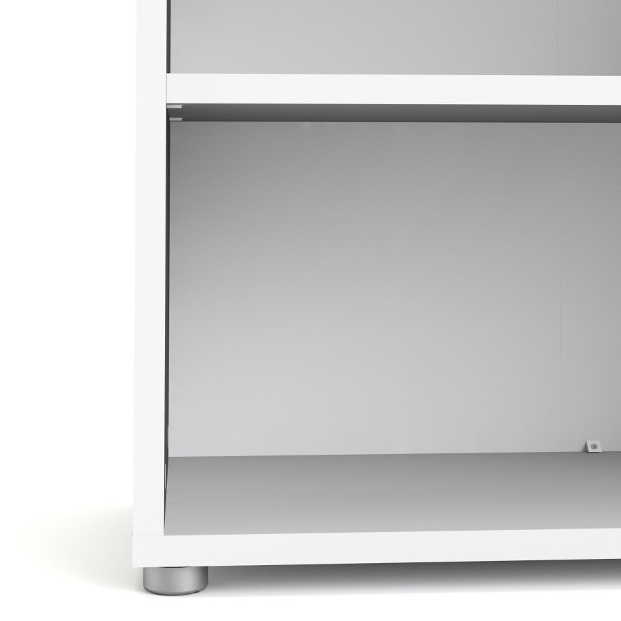 TVILUM Prima reol - hvid, m. 2 hyller 