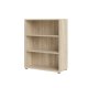 TWILUM Prima bokhylle - eikestruktur, m. 2 hyller 