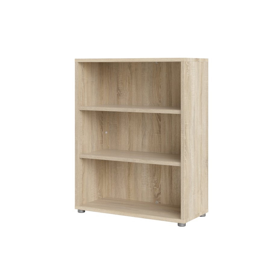 TWILUM Prima bokhylle - eikestruktur, m. 2 hyller 