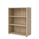 TWILUM Prima bokhylle - eikestruktur, m. 2 hyller 