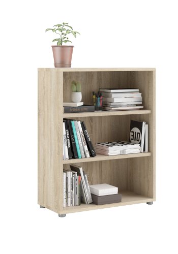 TVILUM Prima reol - egetr�sstruktur, m. 2 hylder 