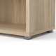 TWILUM Prima bokhylle - eikestruktur, m. 2 hyller 