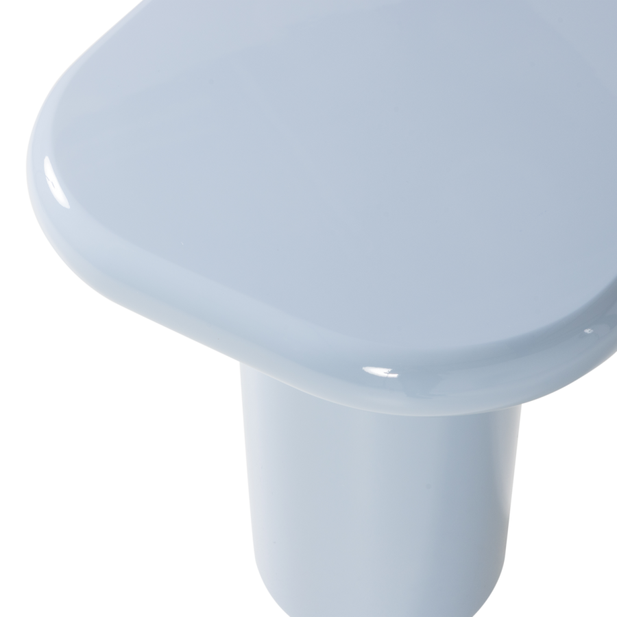 WOOOD Zava sidebord i tre h�yglans lysebl� [Fsc]