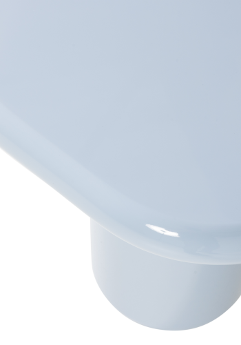 WOOOD Zava sidebord i tre h�yglans lysebl� [Fsc]