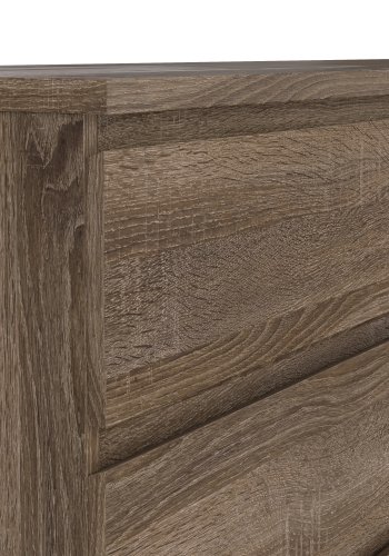 TVILUM Naia kommode - tr�ffel natur tr�, m. 6 skuffer