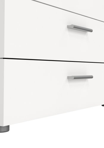 TVILUM Pepe byr� - vit tr&auml;, med 4 l�dor