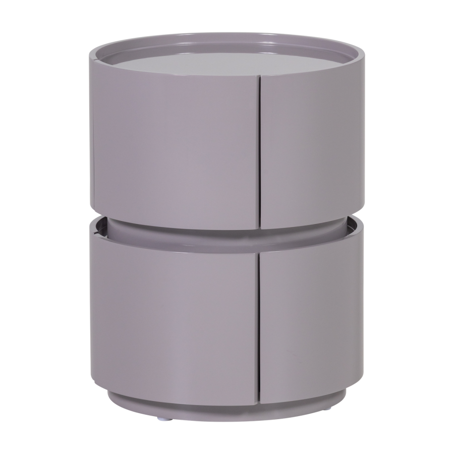 WOOOD Lunex Kommode/Nattbord Treglans Lysegr� [Fsc]