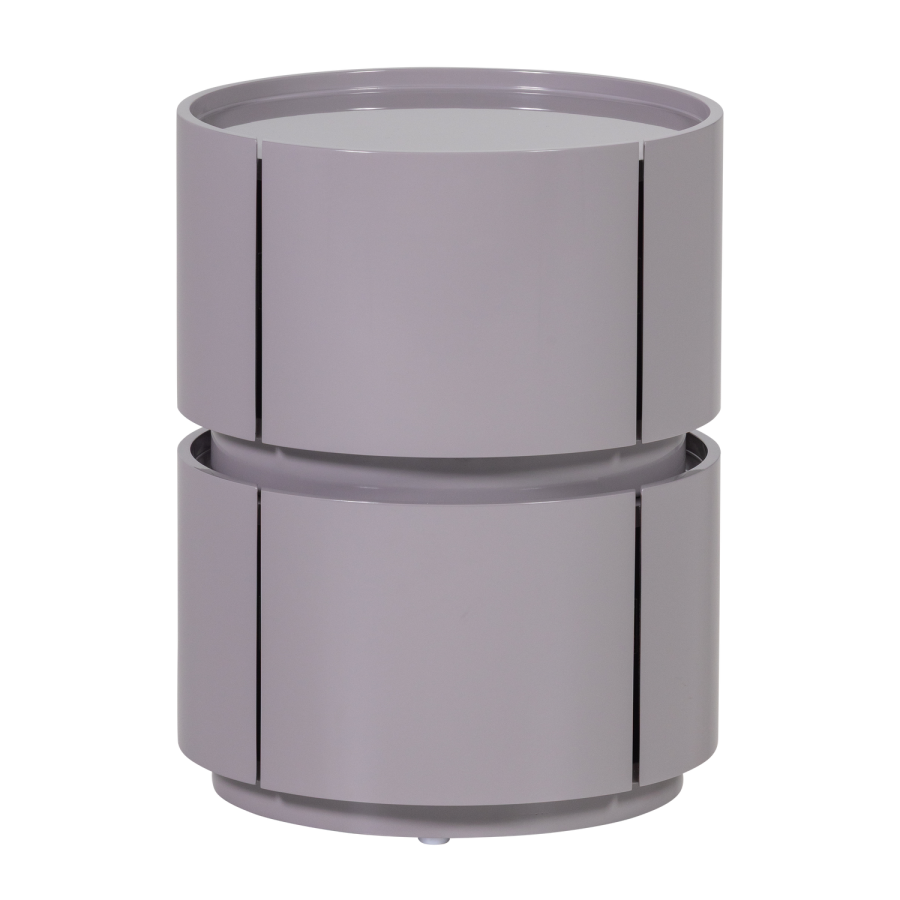 WOOOD Lunex Kommode/Nattbord Treglans Lysegr� [Fsc]