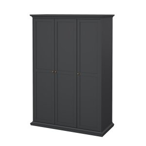 TVILUM Paris garderobeskab - gr�, m. 3 l�ger